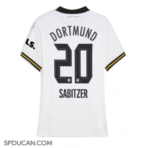 Zenski Nogometni Dres Borussia Dortmund Marcel Sabitzer #20 Rezervni 2024-25 Kratak Rukav